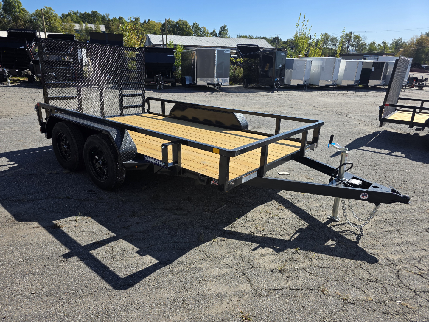 New 2026 Sure-Trac 7X12 7K - TUBE TOP Utility Trailer