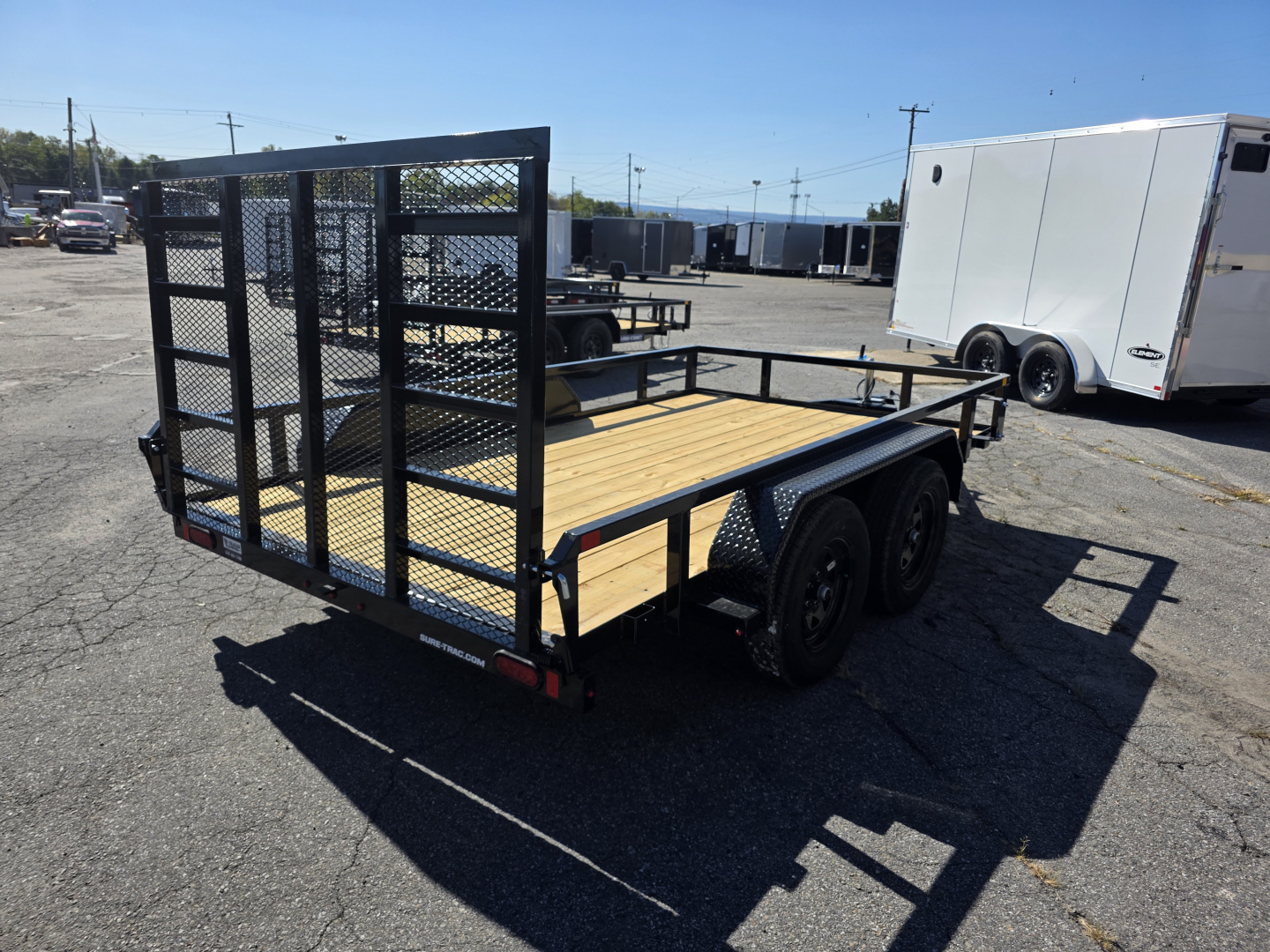 New 2026 Sure-Trac 7X12 7K - TUBE TOP Utility Trailer