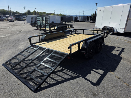New 2026 Sure-Trac 7X12 7K - TUBE TOP Utility Trailer