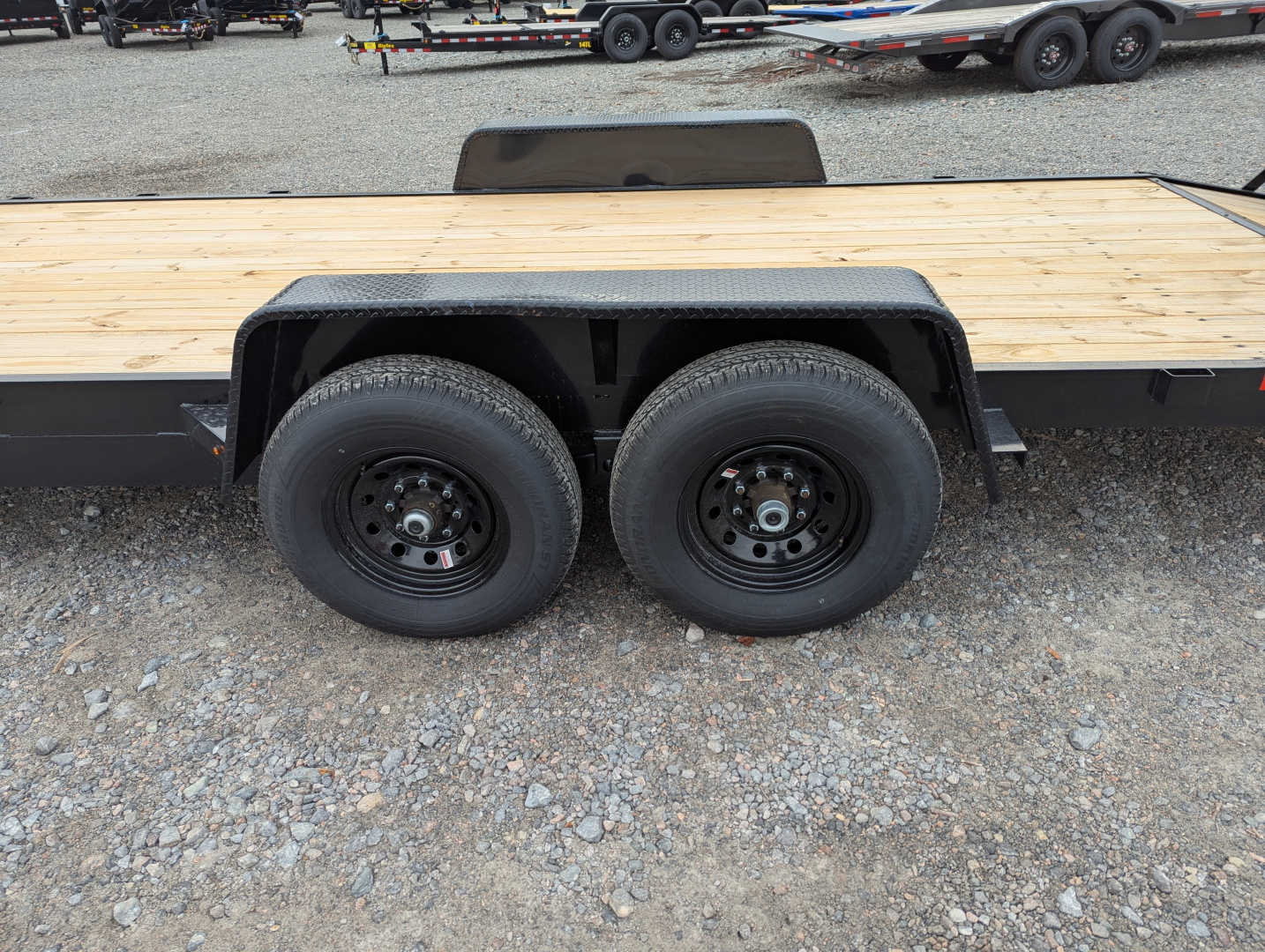 New 2026 Down 2 Earth Trailers 22ft 14K w/ Fold Up Ramps Utility Trailer