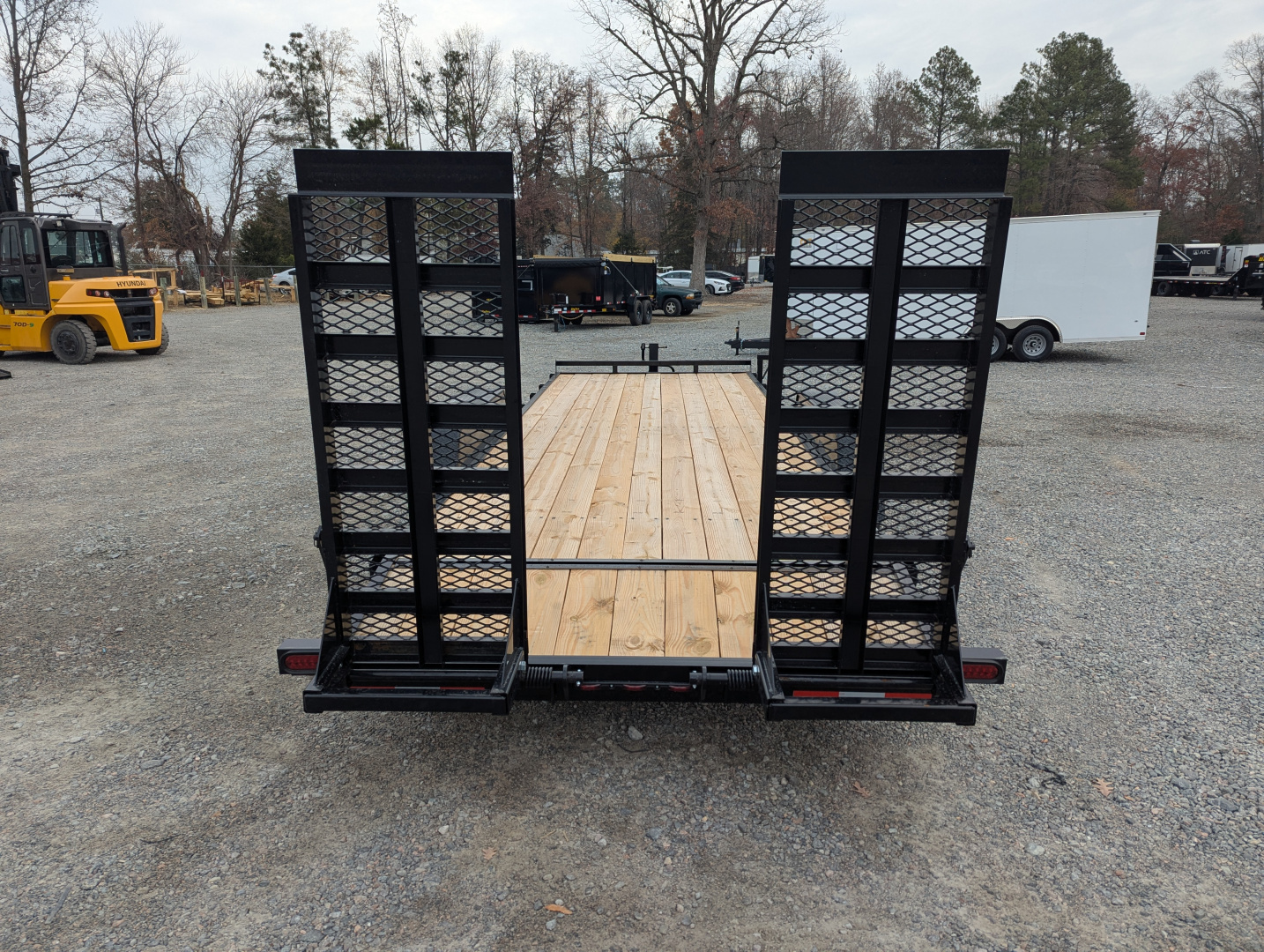 New 2026 Down 2 Earth Trailers 22ft 14K w/ Fold Up Ramps Utility Trailer