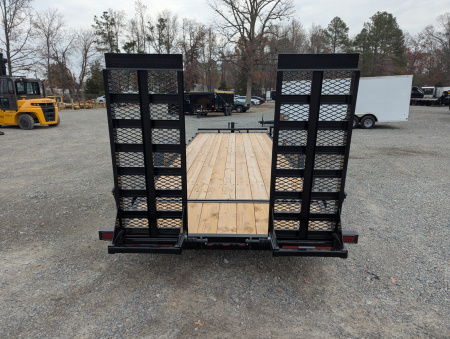 New 2026 Down 2 Earth Trailers 22ft 14K w/ Fold Up Ramps Utility Trailer