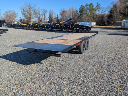 New 2026 Down 2 Earth Trailers 24ft 14K Deckover Tilt