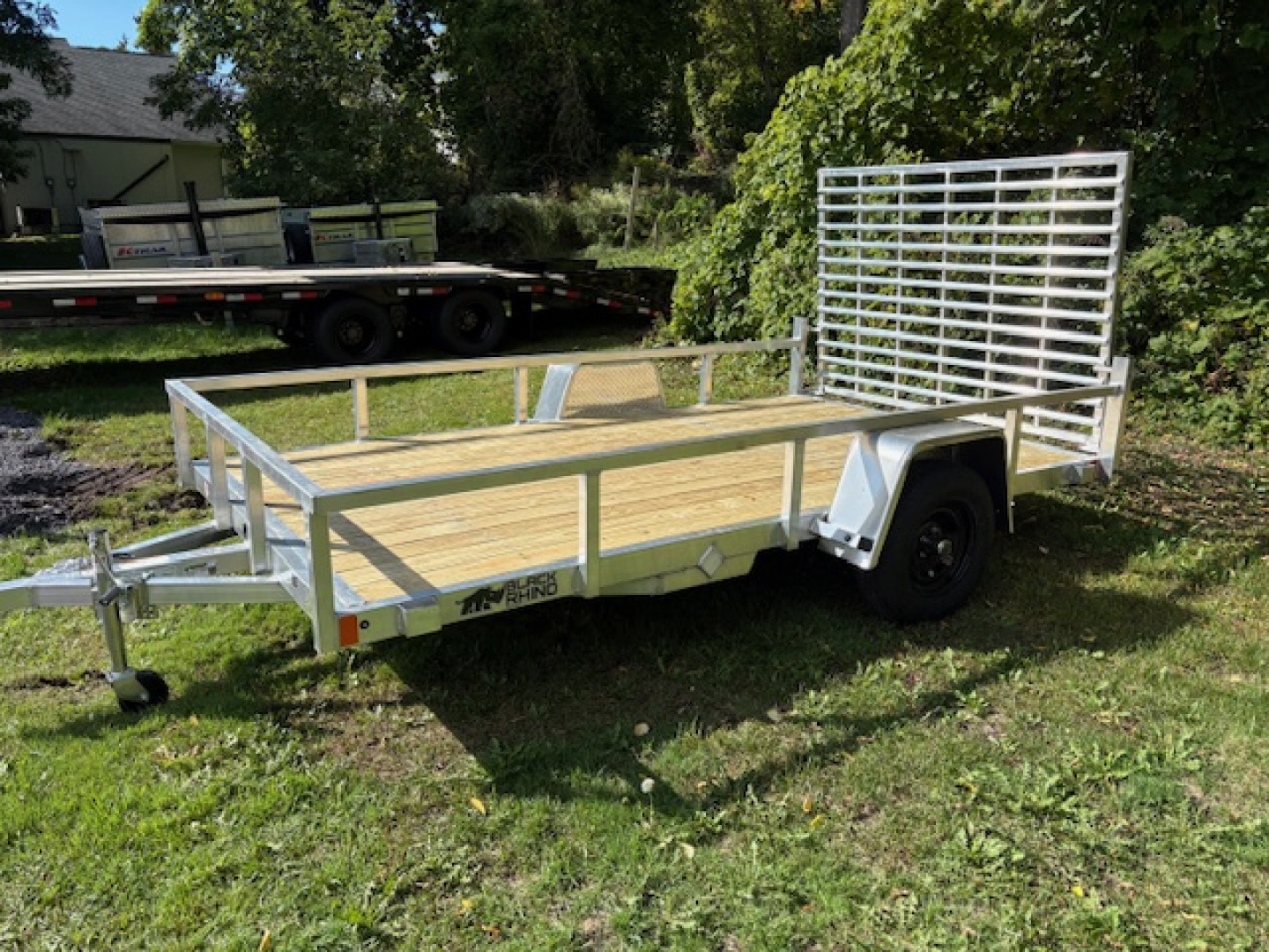 New 2026 Black Rhino EXS 7 X 12 Aluminum Utility Trailer