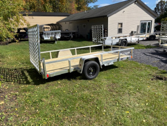 New 2026 Black Rhino EXS 7 X 12 Aluminum Utility Trailer