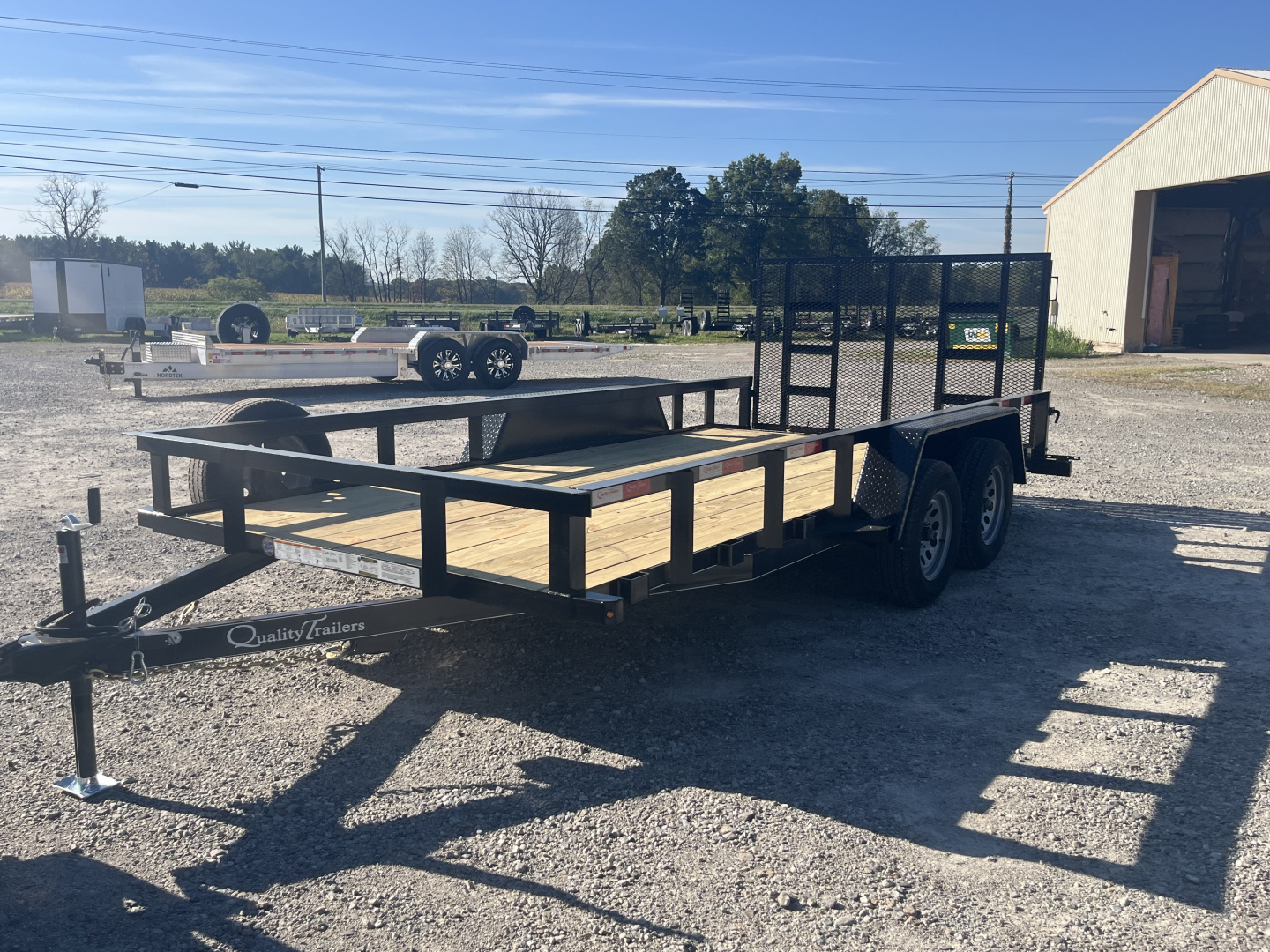 New 2026 Quality Trailers 82X16 Utility Trailer Gen Duty