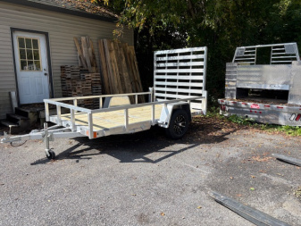 New 2026 Black Rhino LSS 6 x 10 Aluminum Utility Trailer