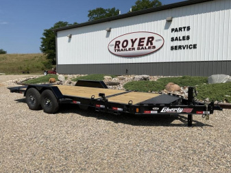 New 2026 Liberty 20' Tilt Trailer 8" I BEAM 15.4K (16' tilt +4' stationary)