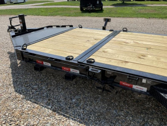 New 2026 Liberty 20' Tilt Trailer 8" I BEAM 15.4K (16' tilt +4' stationary)