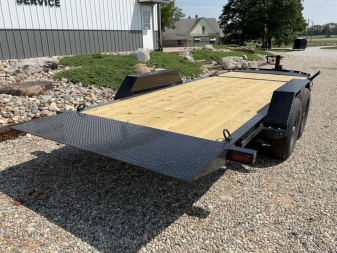 New 2026 Liberty 20' Tilt Trailer 8" I BEAM 15.4K (16' tilt +4' stationary)