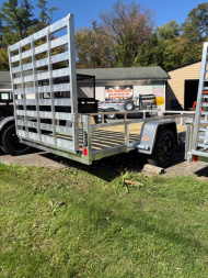 New 2026 Black Rhino LSS 6 X 12 Aluminum Utility Trailer