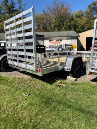 New 2026 Black Rhino LSS 6 X 12 Aluminum Utility Trailer