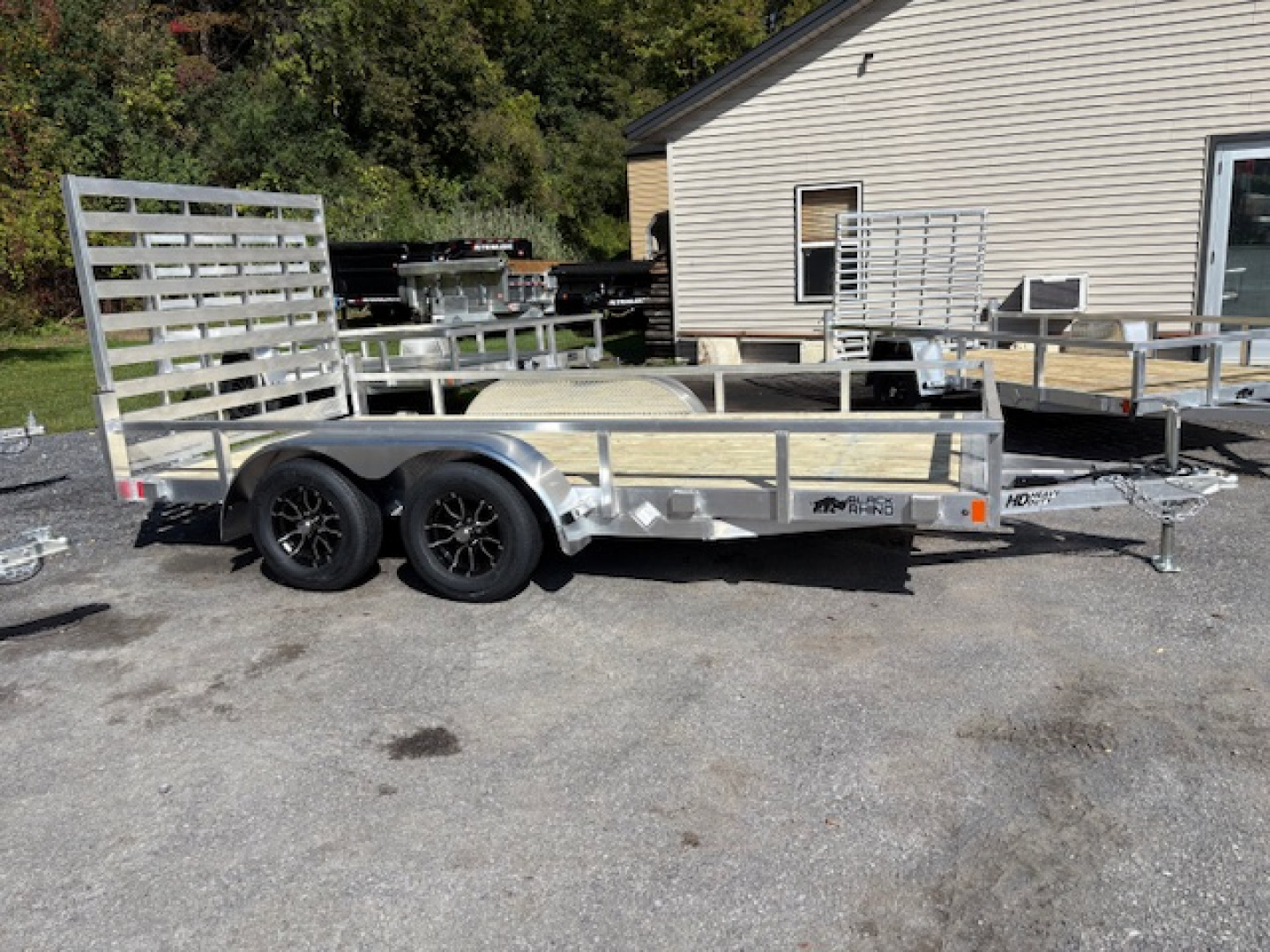 New 2026 Black Rhino LST 7 X 14 Aluminum Utility Trailer