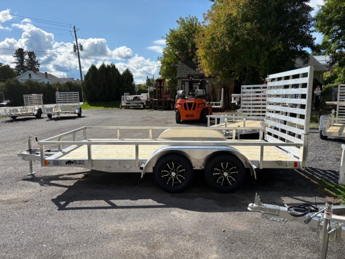 New 2026 Black Rhino LST 7 X 14 Aluminum Utility Trailer