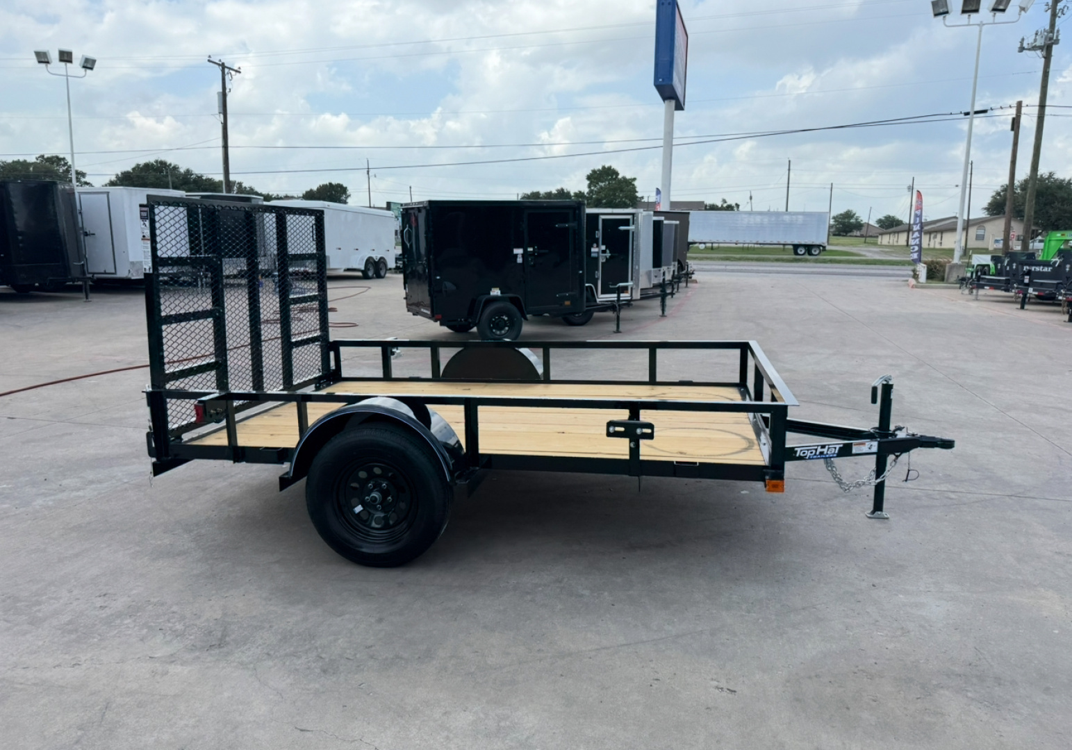 New 2025 TOP HAT 6.5x10 DSA Utility Trailer