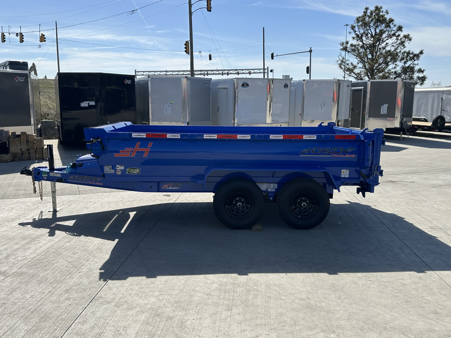 New NEW 2026 Horizon 12’x77”X24” HZ6 Dump Trailer 2-5200 lb axles = 10K