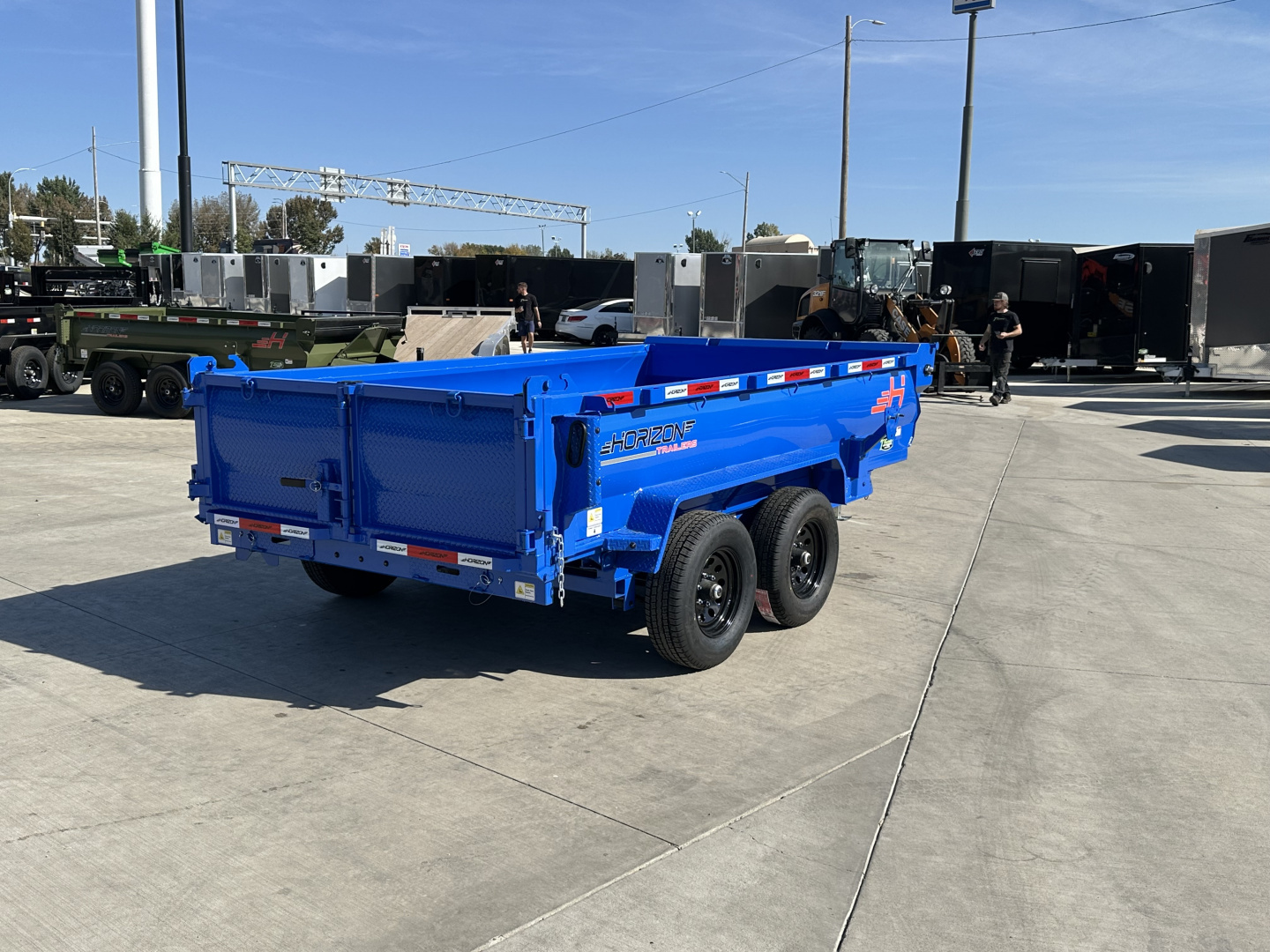 New NEW 2026 Horizon 12’x77”X24” HZ6 Dump Trailer 2-5200 lb axles = 10K