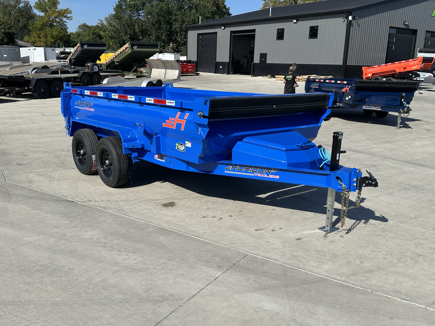 New NEW 2026 Horizon 12’x77”X24” HZ6 Dump Trailer 2-5200 lb axles = 10K