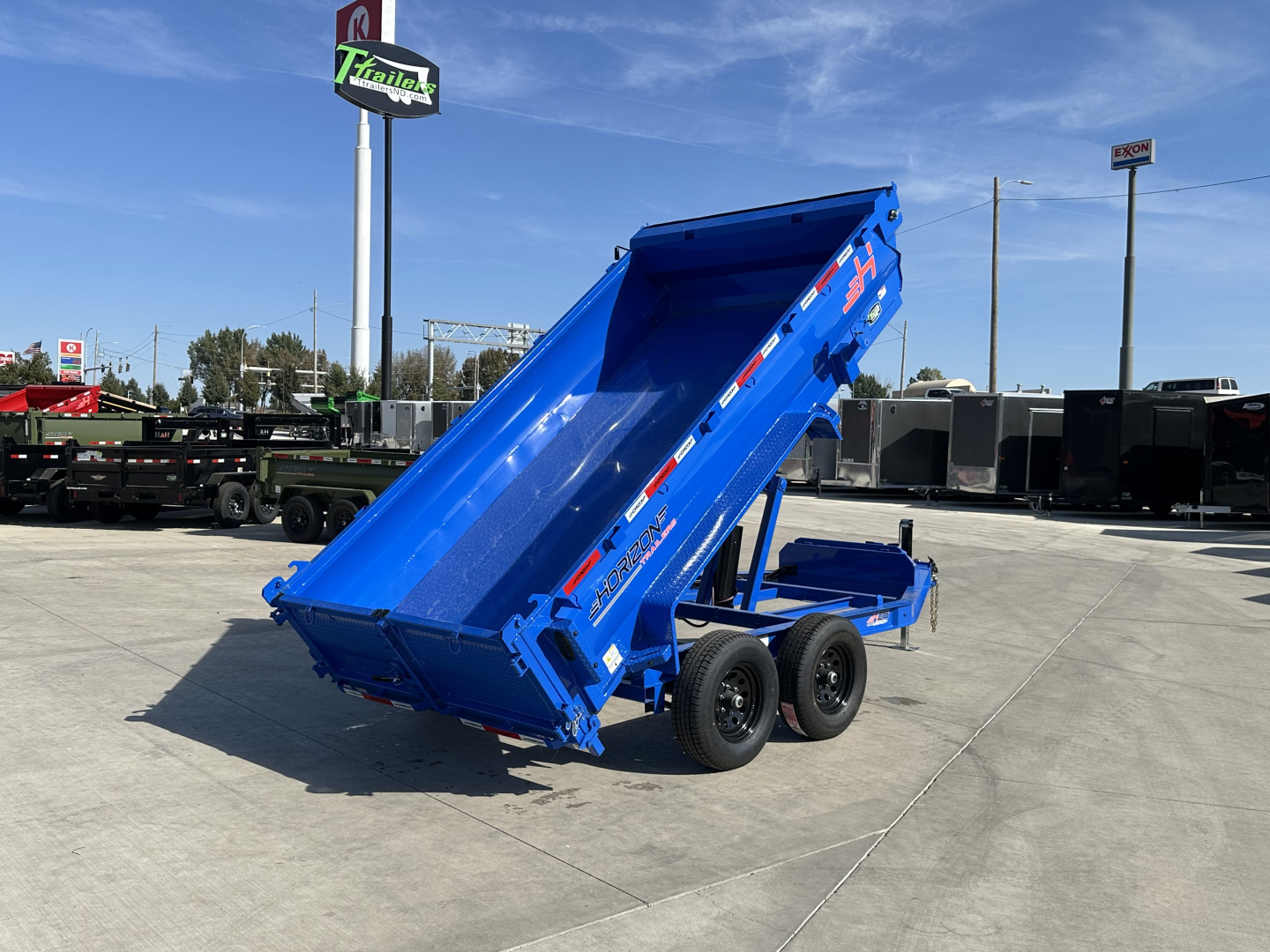 New NEW 2026 Horizon 12’x77”X24” HZ6 Dump Trailer 2-5200 lb axles = 10K