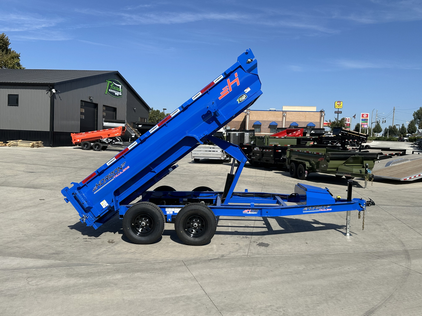 New NEW 2026 Horizon 12’x77”X24” HZ6 Dump Trailer 2-5200 lb axles = 10K