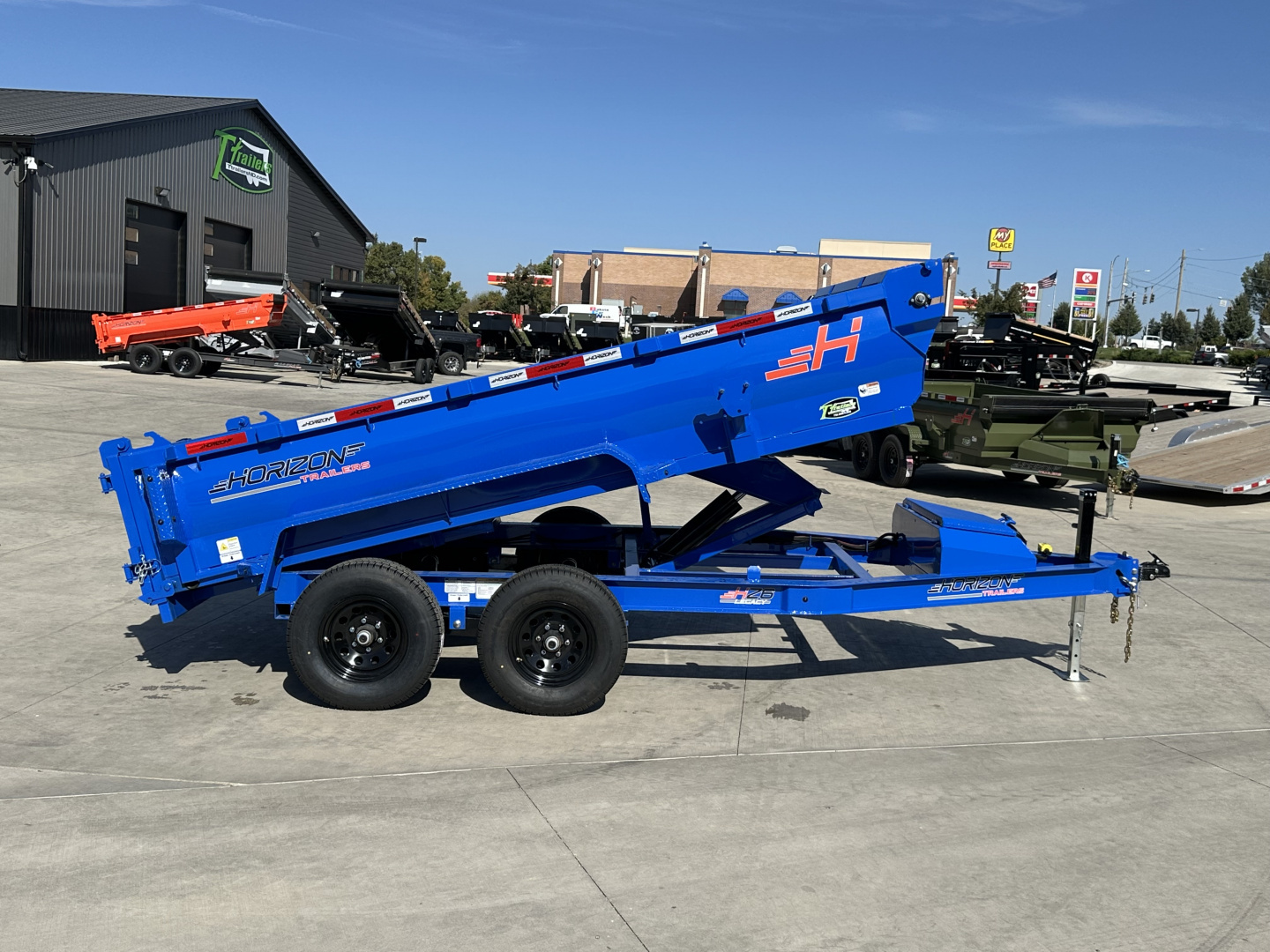 New NEW 2026 Horizon 12’x77”X24” HZ6 Dump Trailer 2-5200 lb axles = 10K