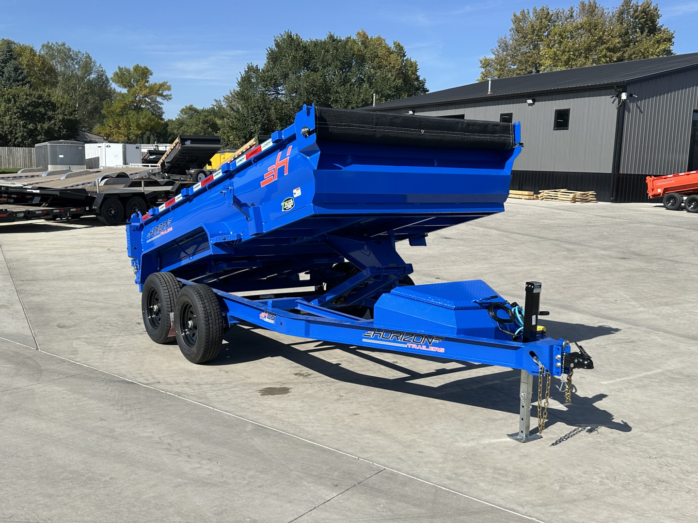 New NEW 2026 Horizon 12’x77”X24” HZ6 Dump Trailer 2-5200 lb axles = 10K