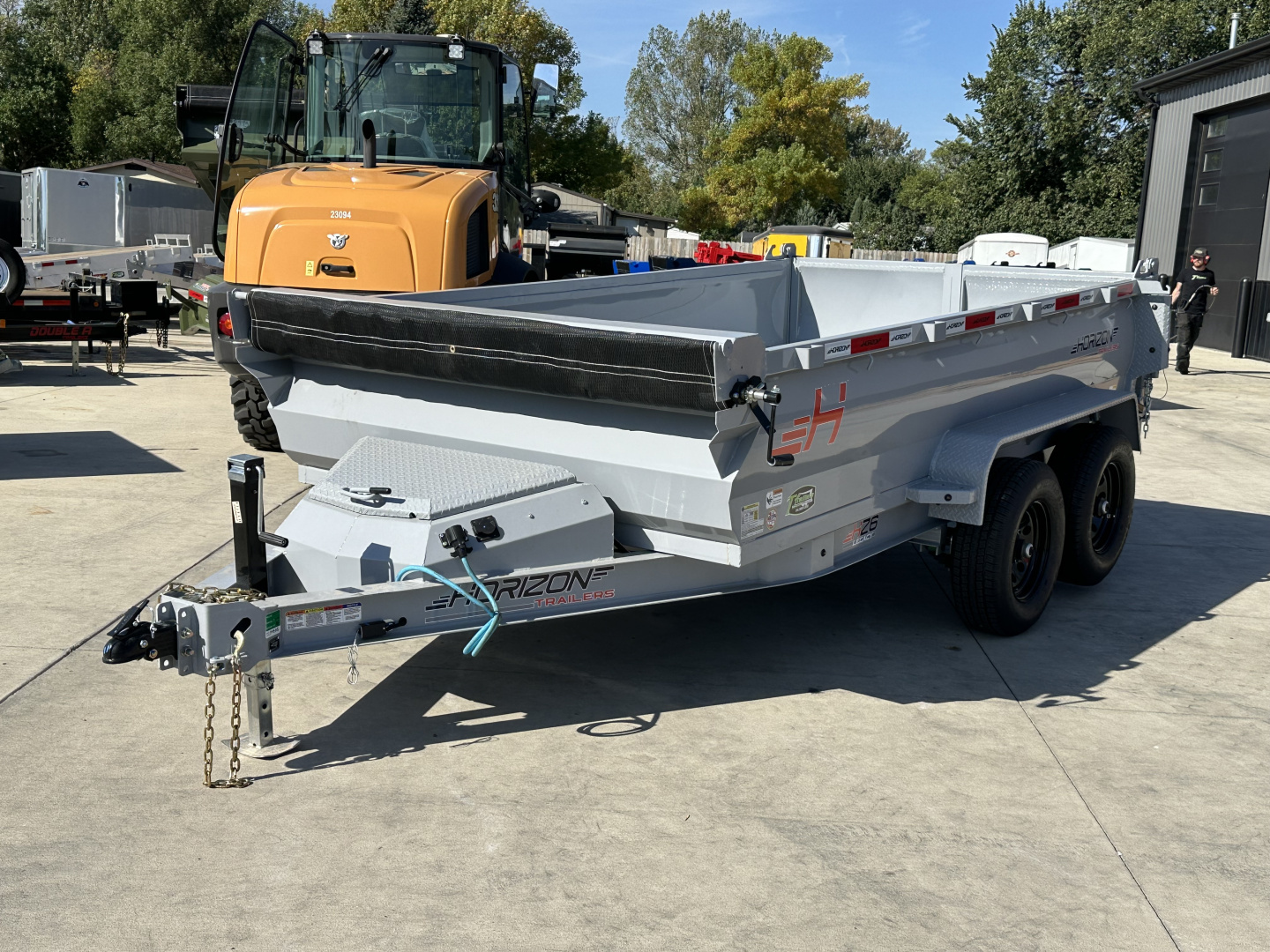 New NEW 2026 Horizon 12’x77”X24” HZ6 Dump Trailer 2-5200 lb axles = 10K