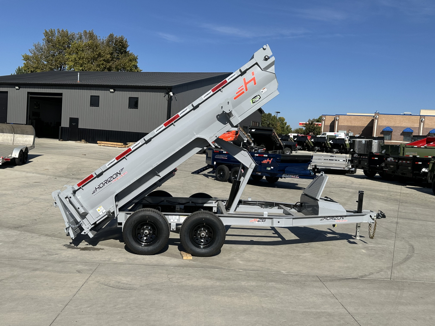 New NEW 2026 Horizon 12’x77”X24” HZ6 Dump Trailer 2-5200 lb axles = 10K