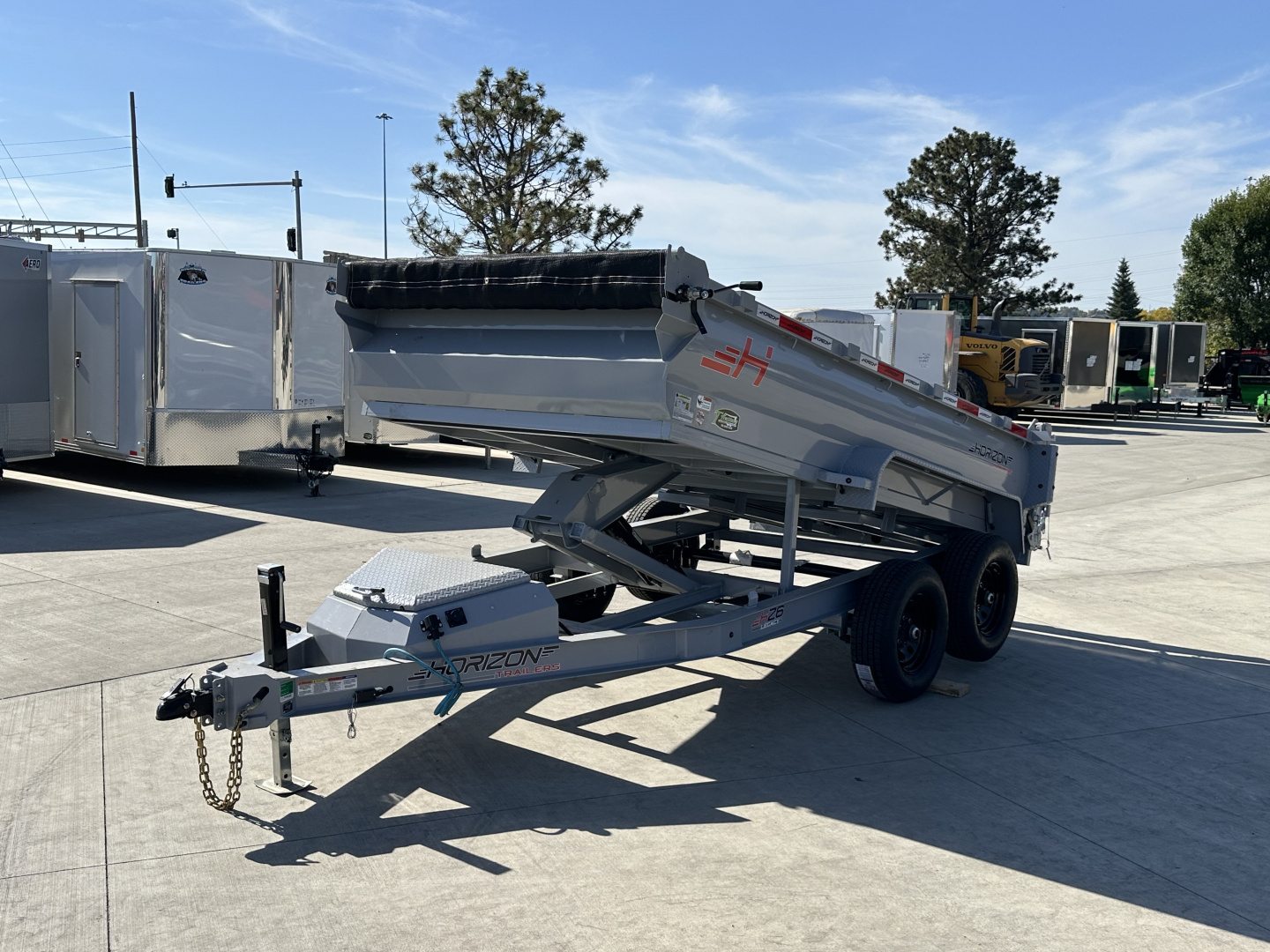 New NEW 2026 Horizon 12’x77”X24” HZ6 Dump Trailer 2-5200 lb axles = 10K