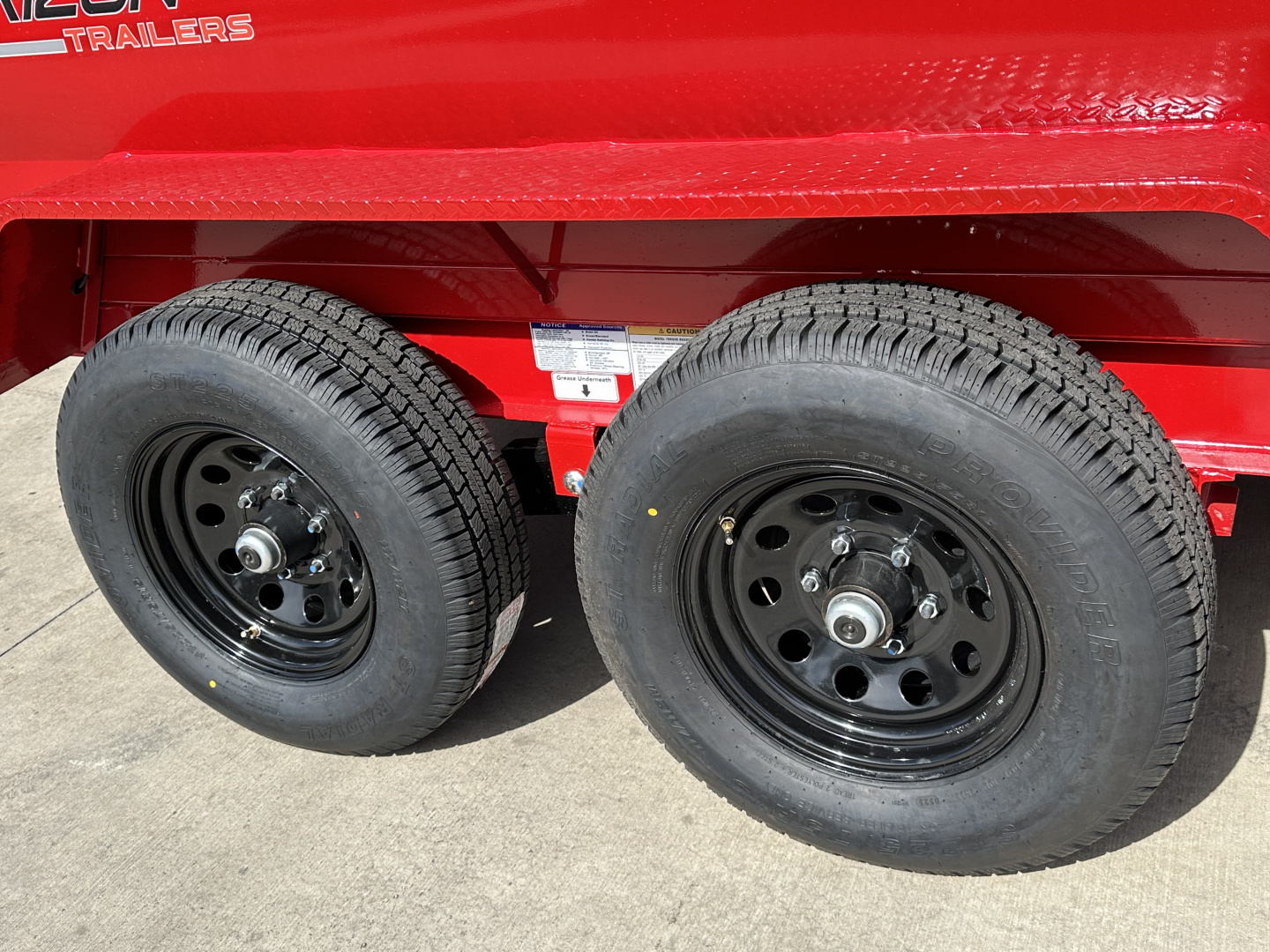 New NEW 2026 Horizon 12’x77”X24” HZ6 Dump Trailer 2-5200 lb axles = 10K