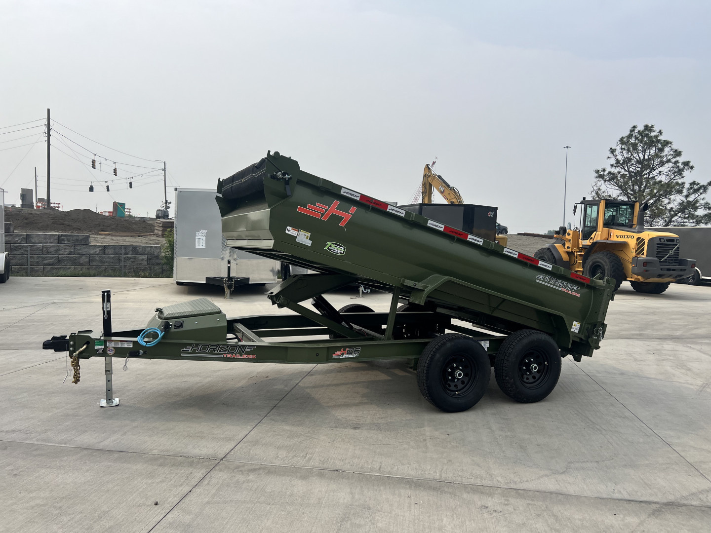 New NEW 2026 Horizon 12’x77”X24” HZ6 Dump Trailer 2-5200 lb axles = 10K