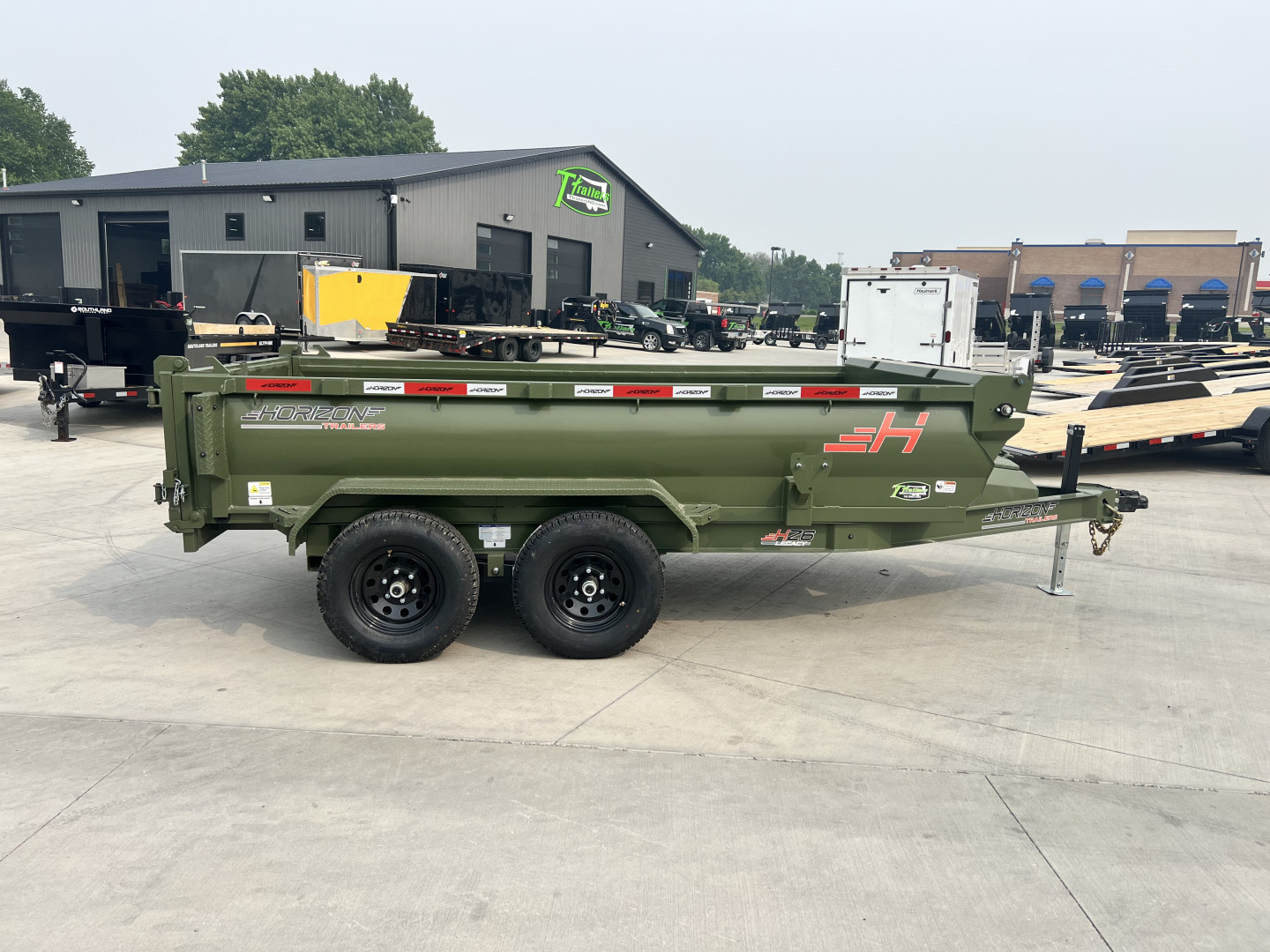 New NEW 2026 Horizon 12’x77”X24” HZ6 Dump Trailer 2-5200 lb axles = 10K