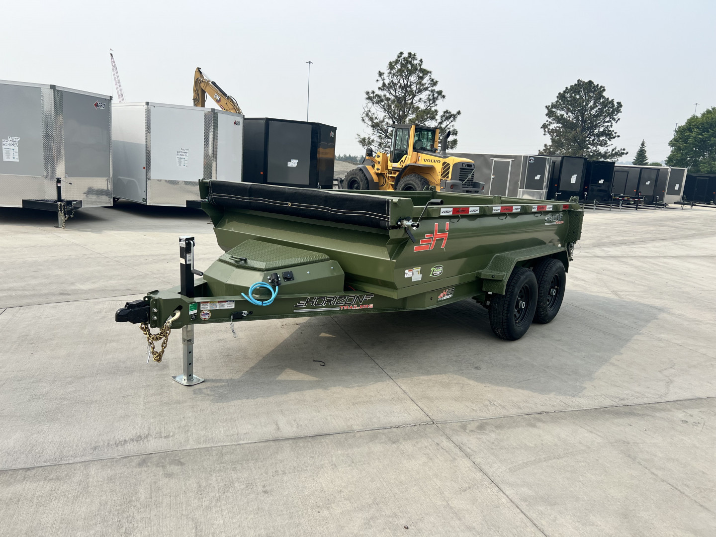 New NEW 2026 Horizon 12’x77”X24” HZ6 Dump Trailer 2-5200 lb axles = 10K