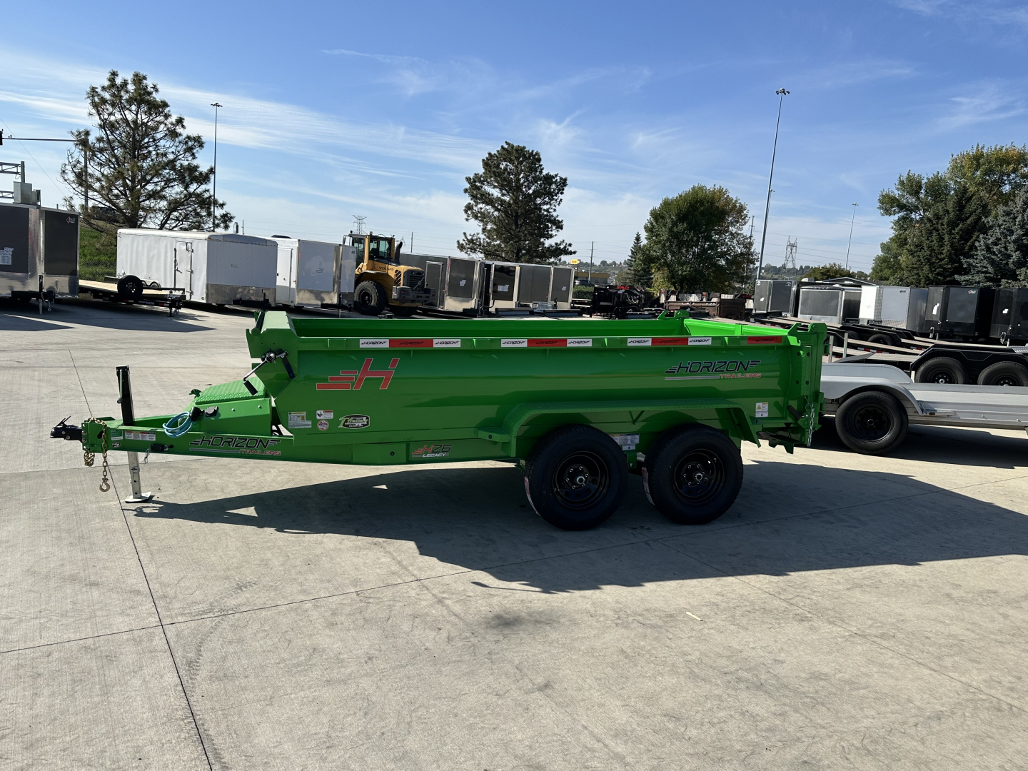 New NEW 2026 Horizon 12’x77”X24” HZ6 Dump Trailer 2-5200 lb axles = 10K