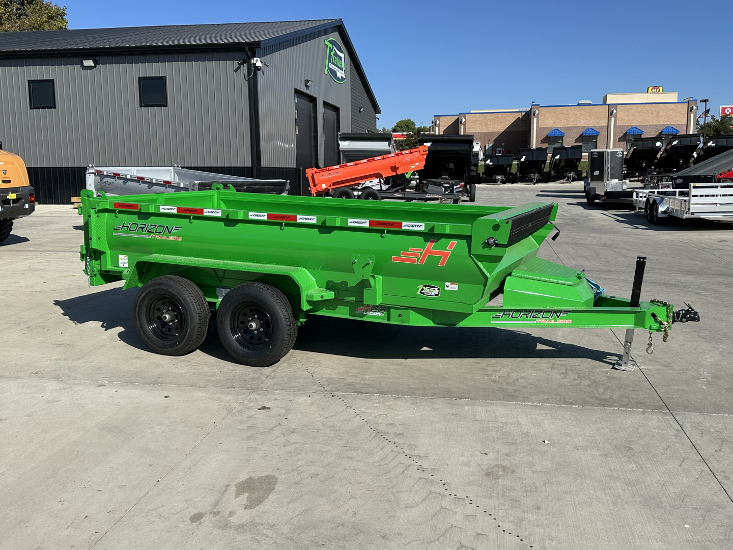 New NEW 2026 Horizon 12’x77”X24” HZ6 Dump Trailer 2-5200 lb axles = 10K