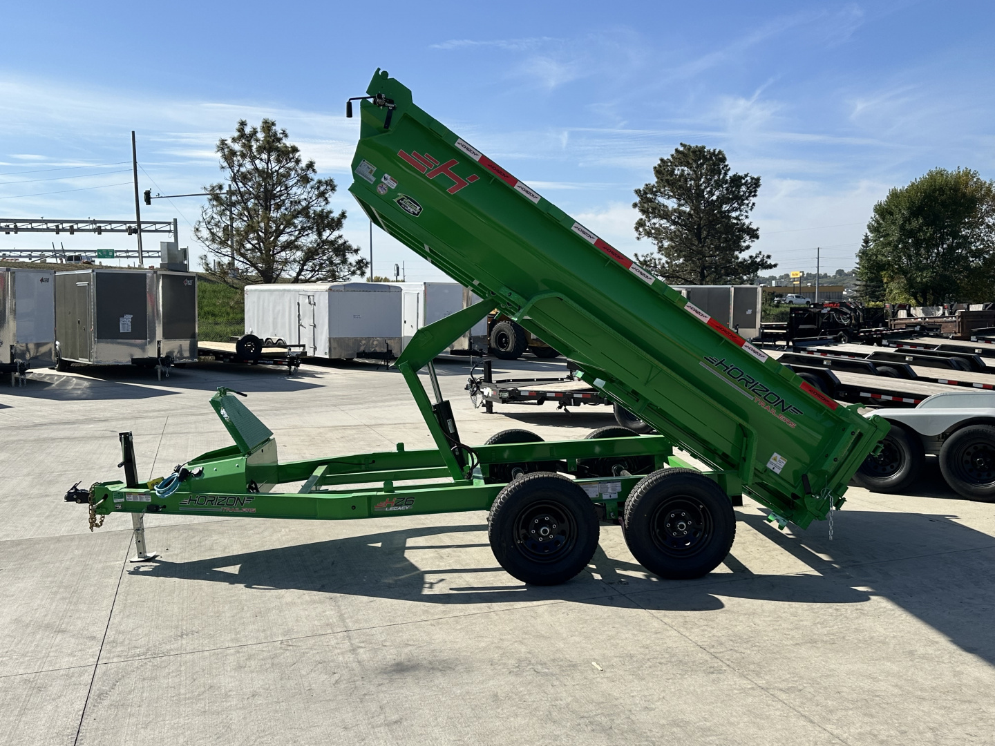 New NEW 2026 Horizon 12’x77”X24” HZ6 Dump Trailer 2-5200 lb axles = 10K