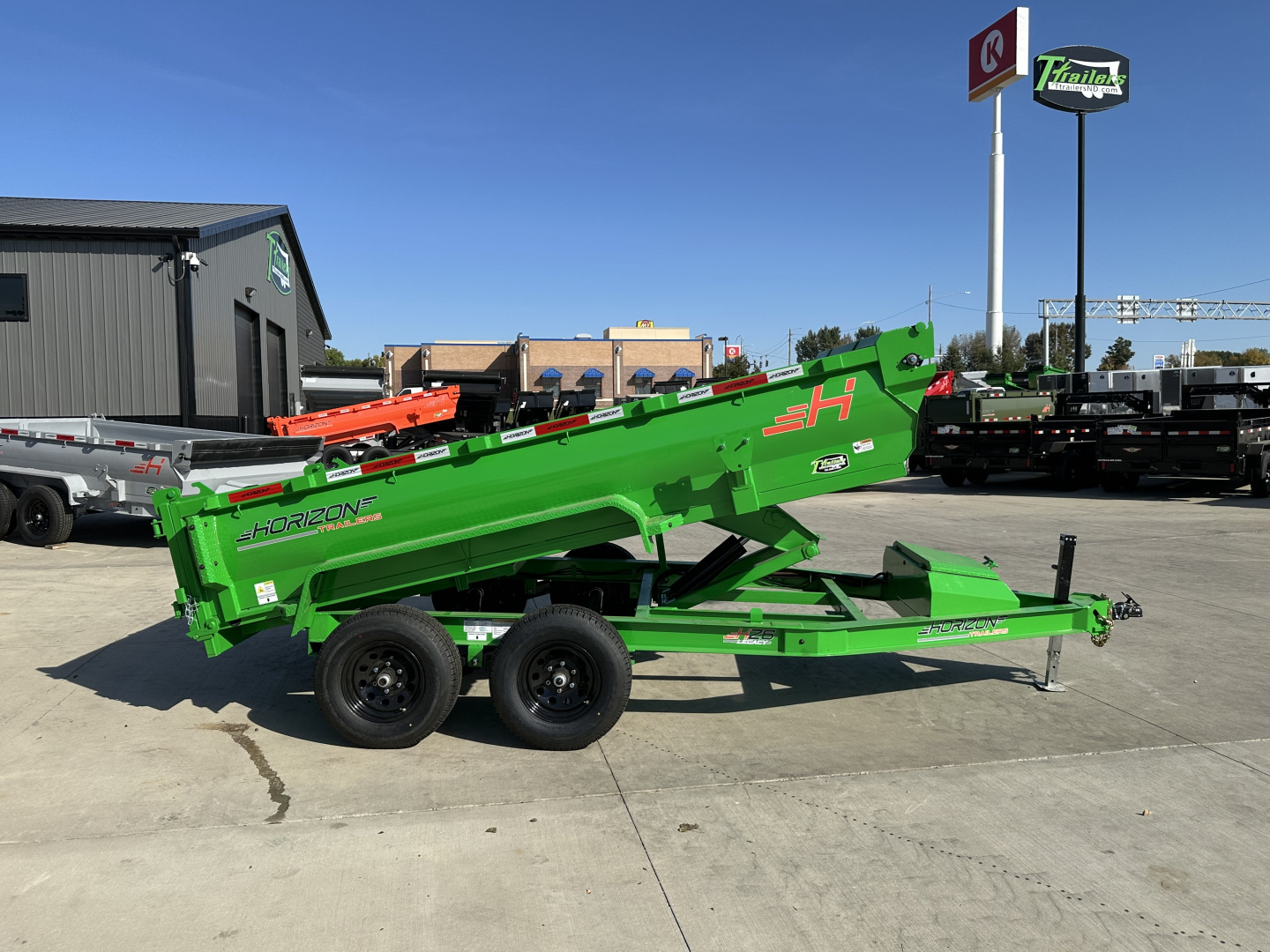 New NEW 2026 Horizon 12’x77”X24” HZ6 Dump Trailer 2-5200 lb axles = 10K
