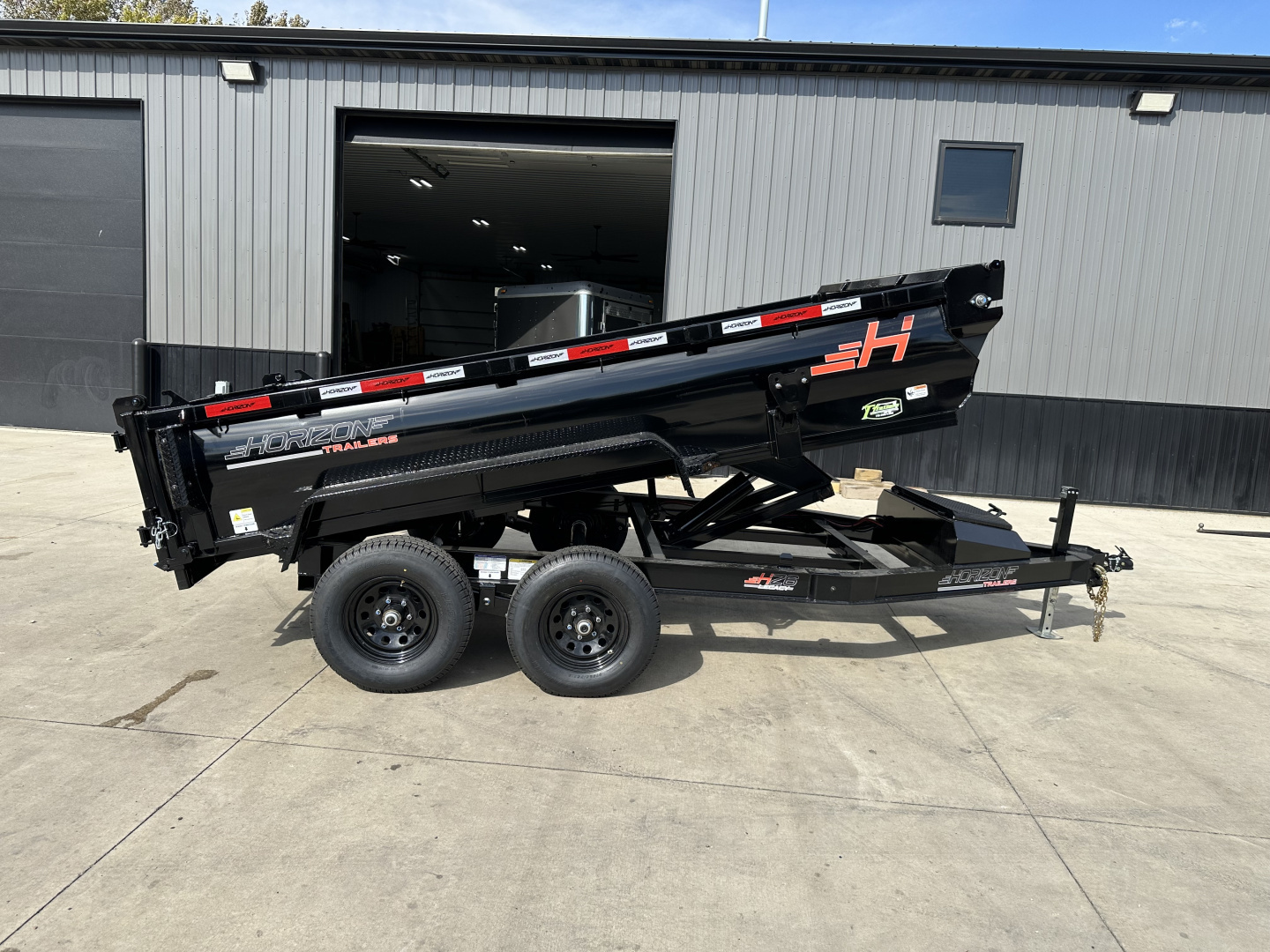 New NEW 2026 Horizon 12’x77”X24” HZ6 Dump Trailer 2-5200 lb axles = 10K