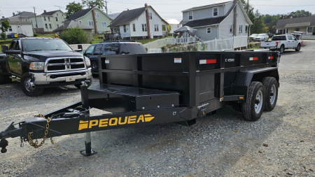 New 2024 PEQUEA TRAILERS C2500 12' Dump Trailer