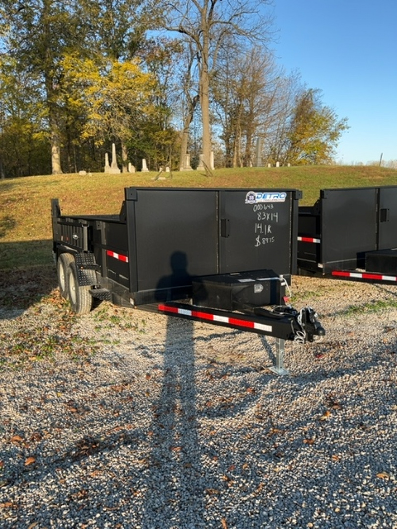 New 2025 Pratt Industries 83" x 14' 14K Dual Ram Dump Trailer