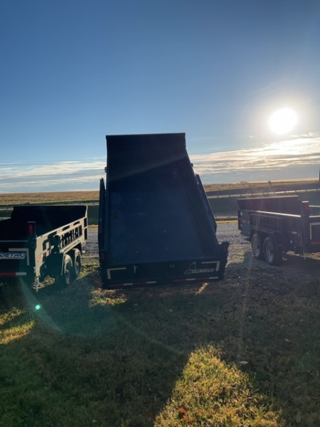 New 2025 Pratt Industries 83" x 14' 14K Dual Ram Dump Trailer