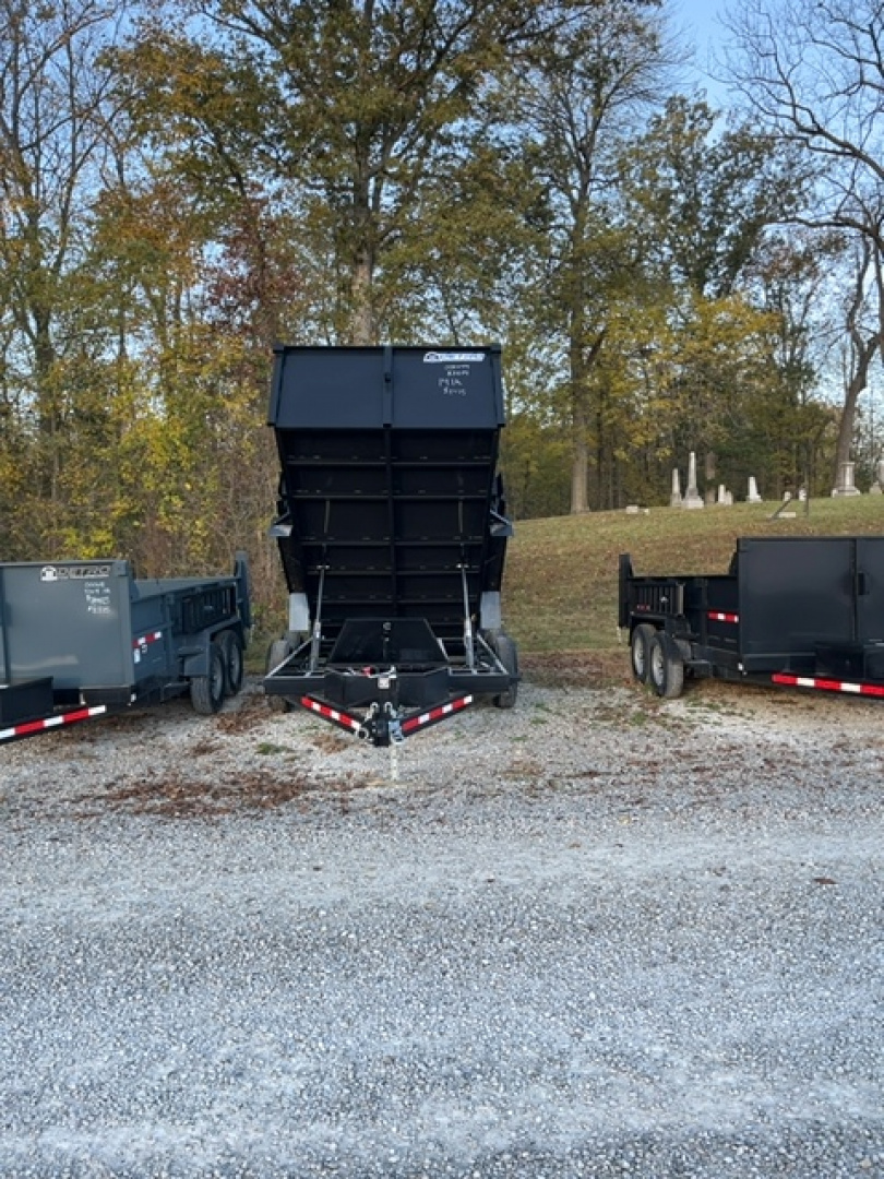 New 2025 Pratt Industries 83" x 14' 14K Dual Ram Dump Trailer