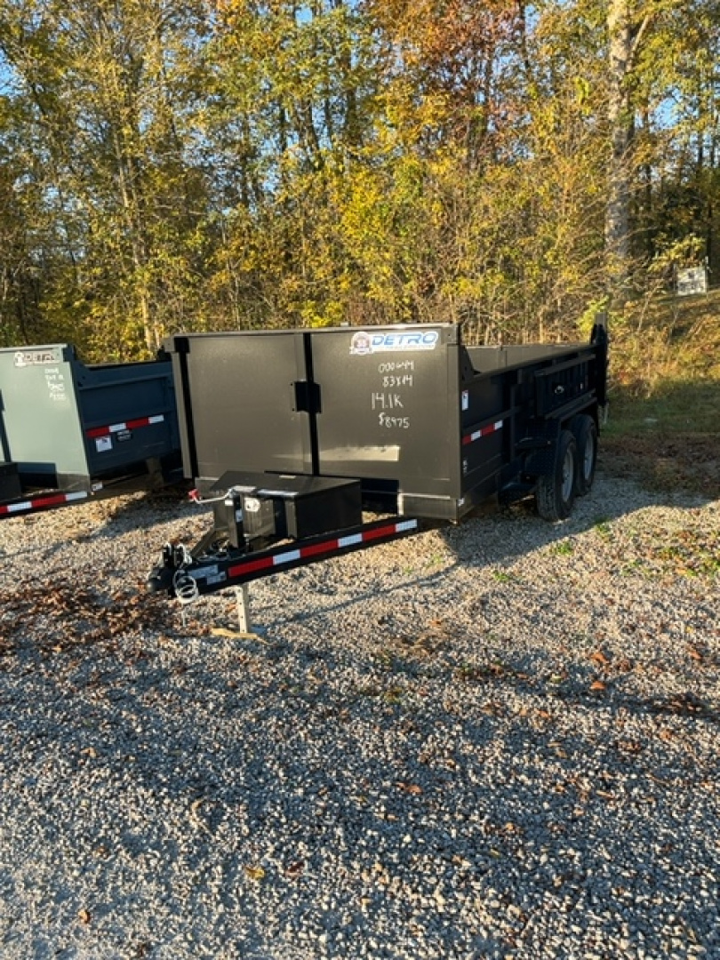 New 2025 Pratt Industries 83" x 14' 14K Dual Ram Dump Trailer