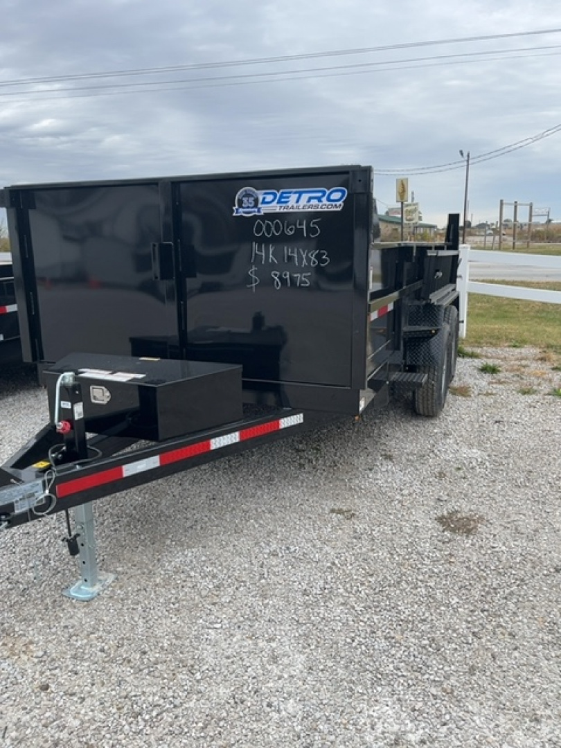 New 2025 Pratt Industries 83" x 14' 14K Dual Ram Dump Trailer