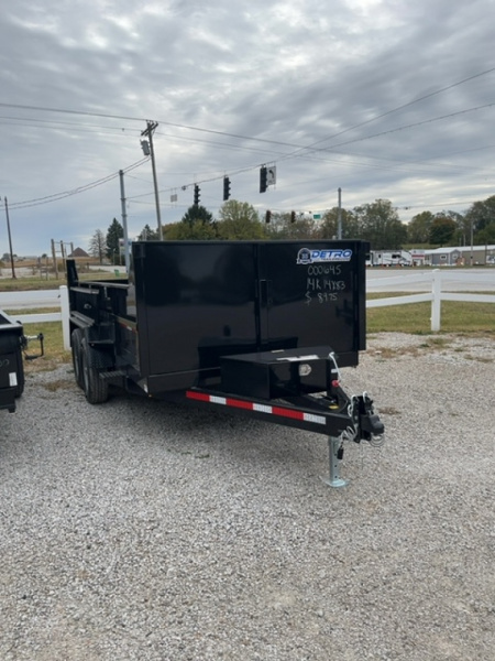 New 2025 Pratt Industries 83" x 14' 14K Dual Ram Dump Trailer