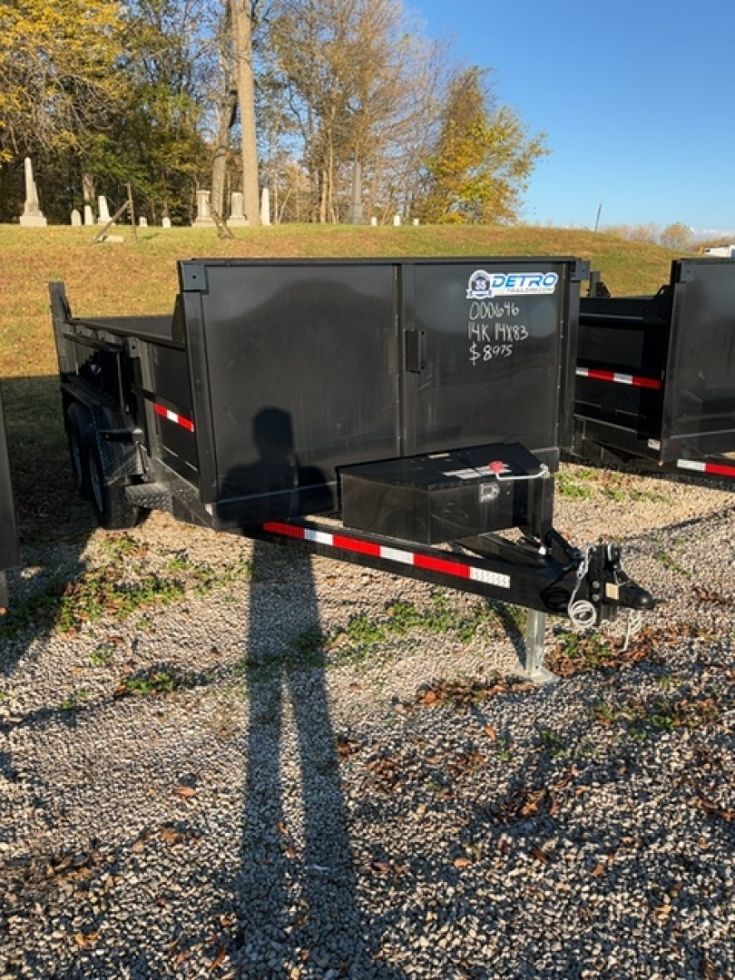 New 2025 Pratt Industries 83" x 14' 14K Dual Ram Dump Trailer