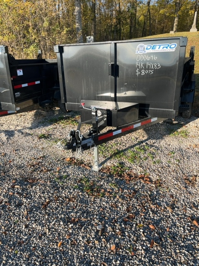 New 2025 Pratt Industries 83" x 14' 14K Dual Ram Dump Trailer