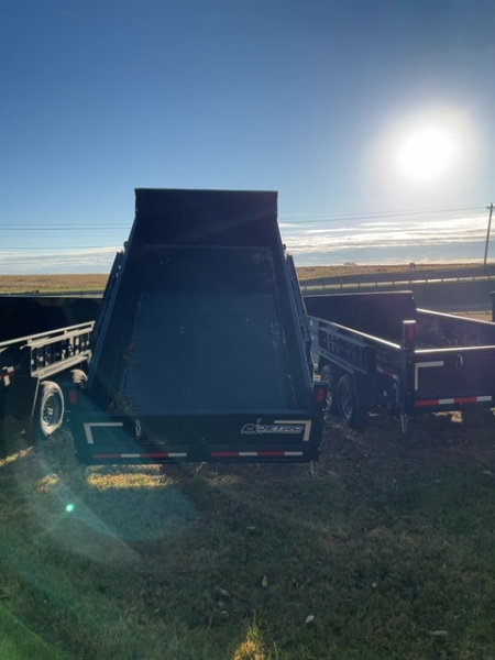 New 2025 Pratt Industries 83" x 14' 14K Dual Ram Dump Trailer
