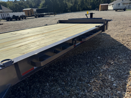 New 2026 Caliber Trailer Mfg 7x24 14K 8"I-Beam Equipment Trailer