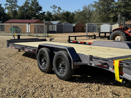 New 2026 Caliber Trailer Mfg 7x24 14K 8"I-Beam Equipment Trailer